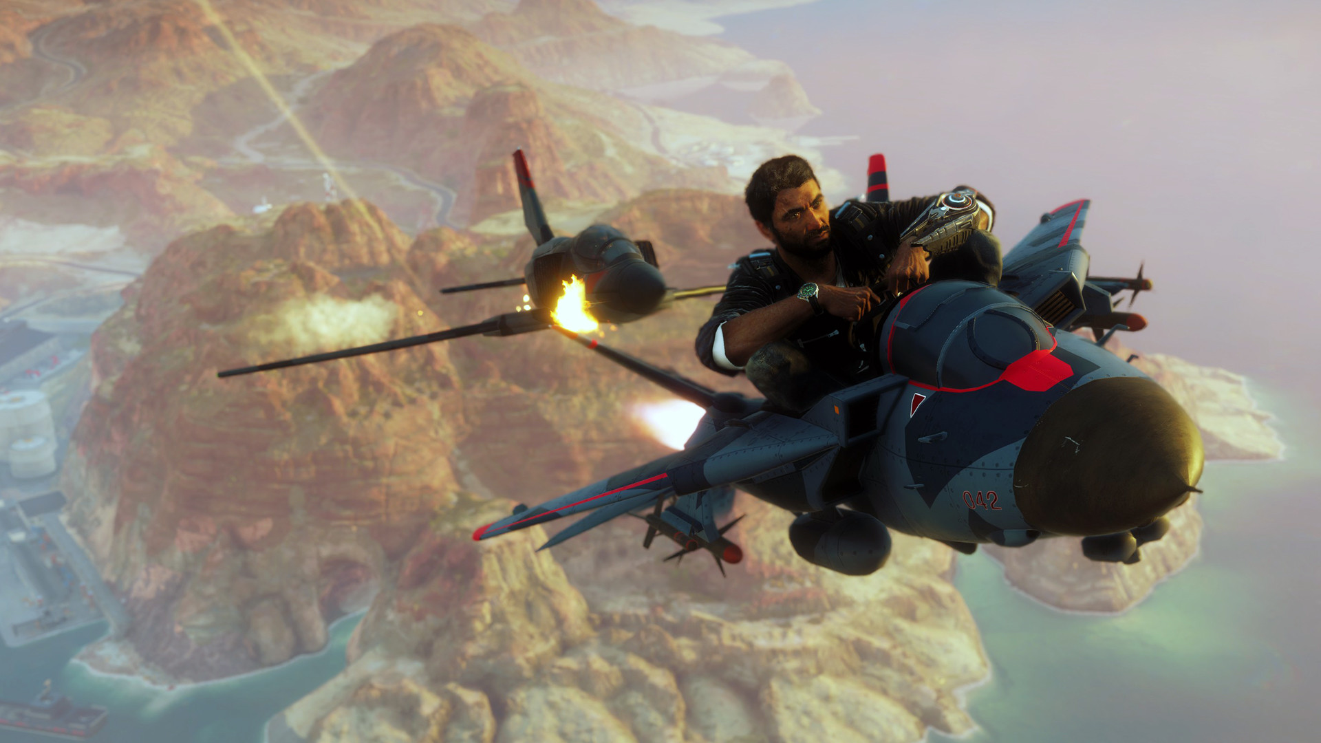 《正当防卫4》完整介绍 一、发展历史 《正当防卫4（Just Cause 4）》由Avalanche Studios开发、Square Enix发行，2018年12月登陆PC、PS4、Xbox平台，是《正当防卫3》正统续作，采用全新Apex引擎。系列一直以超高自由度、物理破坏、抓钩飞行为核心特色。本作全面升级抓钩系统，新增气球、推进器组件，首次加入龙卷风、雷暴、沙尘暴等动态极端天气。游戏发售初期存...